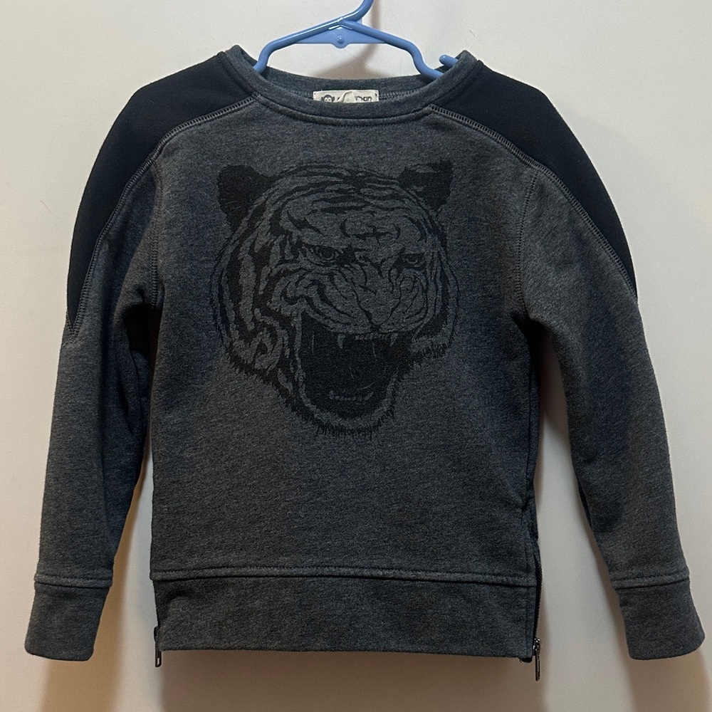 Appaman Charcoal Tiger Kids Sweatshirt